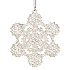 2024 Sterling Silver Snowflake Ornament