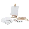 Acrylic Paint and Tabletop Easel Set