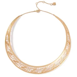 Ancient Fretwork Collar Necklace