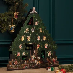 Angel Tree Wooden Advent Calendar