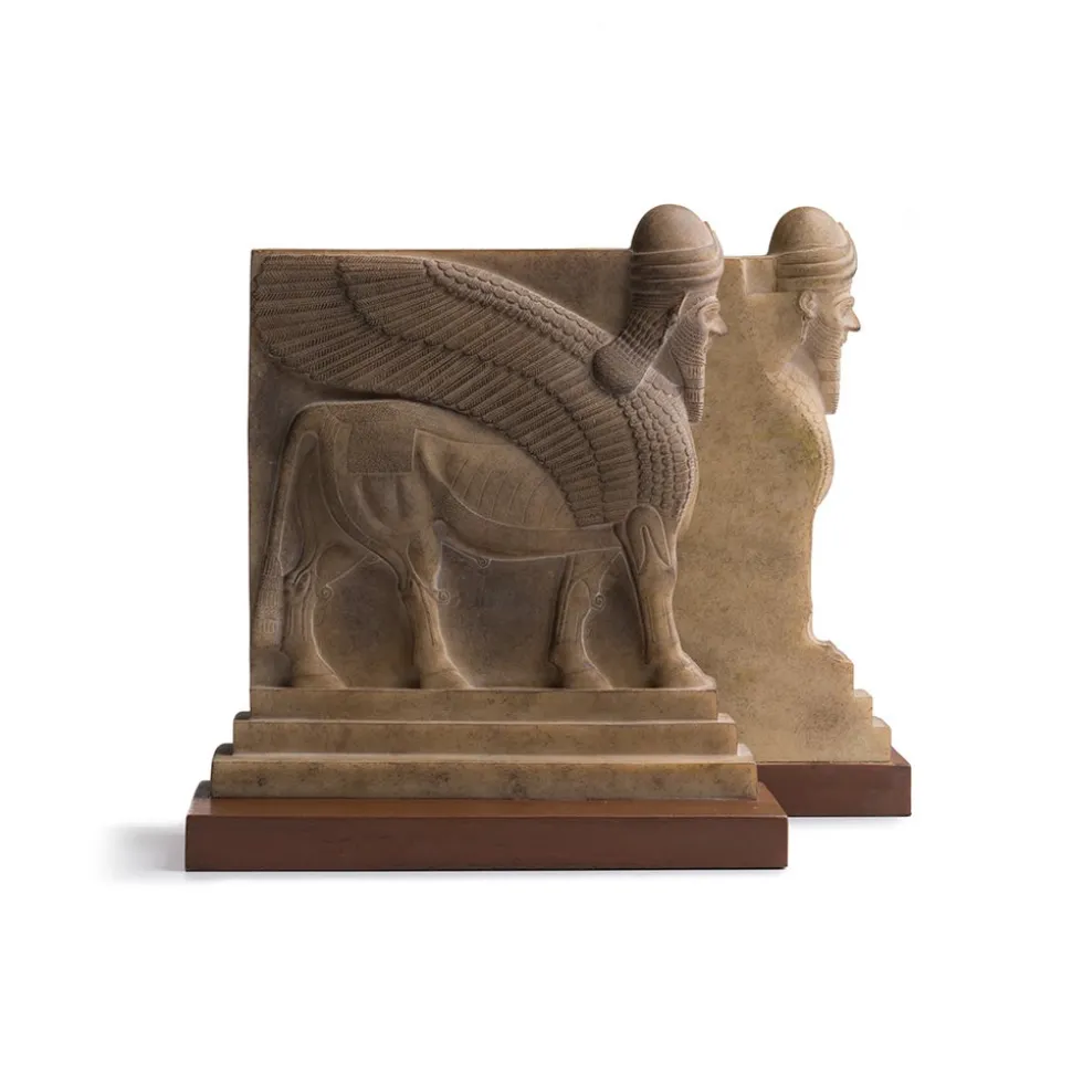 Assyrian Palace Guard Bookends