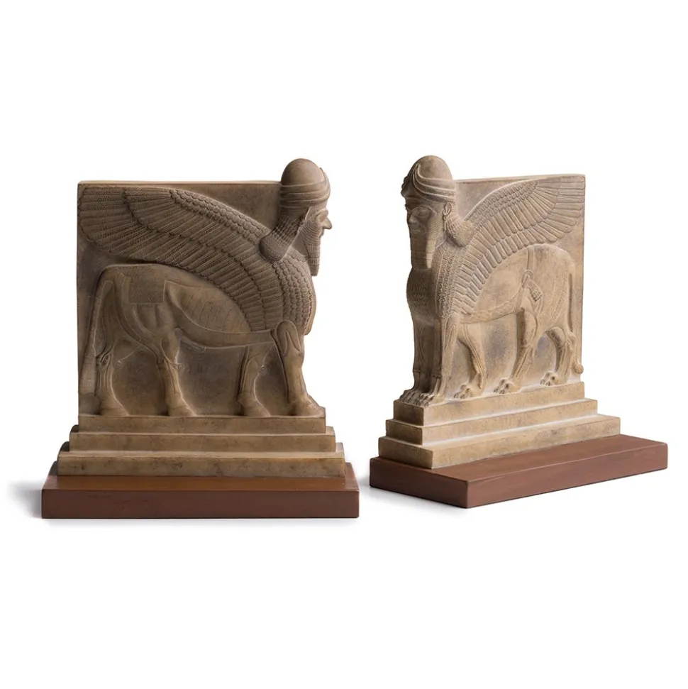 Assyrian Palace Guard Bookends