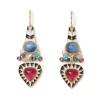 Atef Crown Statement Drop Earrings