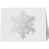 Bentley: Snow Crystal Fine Holiday Cards with Lined Envelopes and Foil Seals