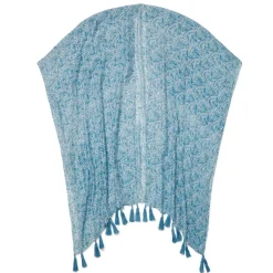 Blue & White Qing Floral Cover-Up