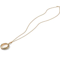 Bohemian Dragon Magnifier Pendant Necklace