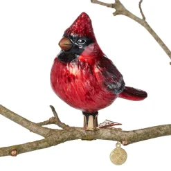Cardinal Glass Ornament