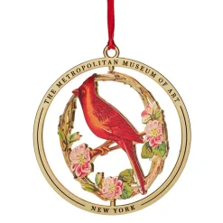 Cardinal Grosbeak Spinning Ornament