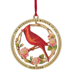 Cardinal Grosbeak Spinning Ornament