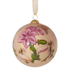 Chelsea Botanicals Hand-Painted Glass Ornament Set