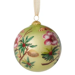 Chelsea Botanicals Hand-Painted Glass Ornament Set