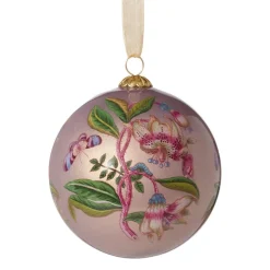 Chelsea Botanicals Hand-Painted Glass Ornament Set
