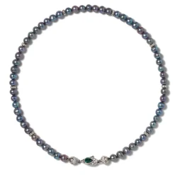 Chelsea Peacock Pearl Necklace