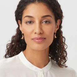 Chinese Bird Drop Earrings