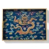 Chinese Dragon Rank Badge Lacquer Tray