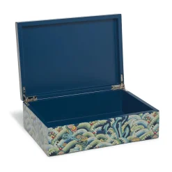 Chinese Dragon Rank Badge Lacquer Box