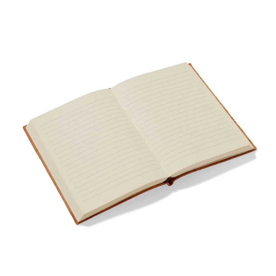 Chinese Tiger Rank Badge Leather Journal