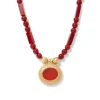 Classical Carnelian Pendant Necklace