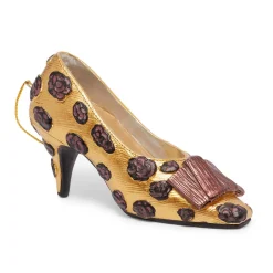Cocoa Rose Pump Shoe Ornament