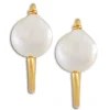 Coin Pearl Earrings