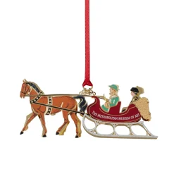 Currier & Ives Winter Sleigh Ornament