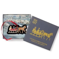 Currier & Ives Winter Sleigh Ornament
