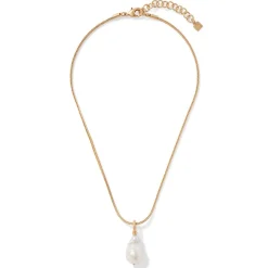 Cypriot Twist Pearl Pendant Necklace