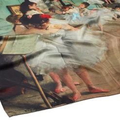 Degas Impressions Double-Sided Square Silk Scarf