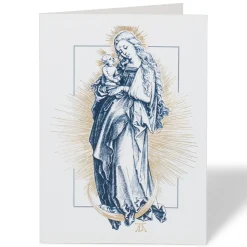 Dürer: Virgin on the Crescent Fine Holiday Cards with Lined Envelopes and Foil Seals