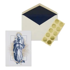 Dürer: Virgin on the Crescent Fine Holiday Cards with Lined Envelopes and Foil Seals