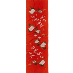 Edo Blossoms and Butterflies Embroidered Shawl