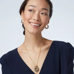 Egyptian Feather Hoop Earrings