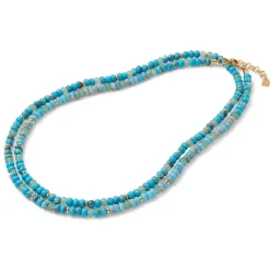 Egyptian Hathor Turquoise Long Necklace