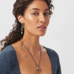 Egyptian Heart Scarab Pendant Necklace