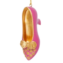 Embellished Evening Slipper Shoe Ornament