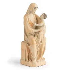 Enthroned Virgin and Child Sculpture