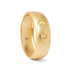 Etruscan Lion Hinged Cuff Bracelet