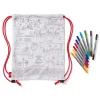 Favorite Galleries of The Met Color & Learn Washable Kids' Drawstring Backpack
