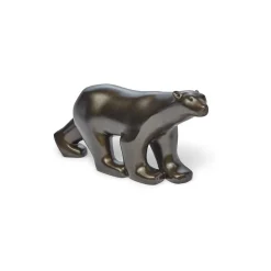 François Pompon: Polar Bear Small Black Sculpture