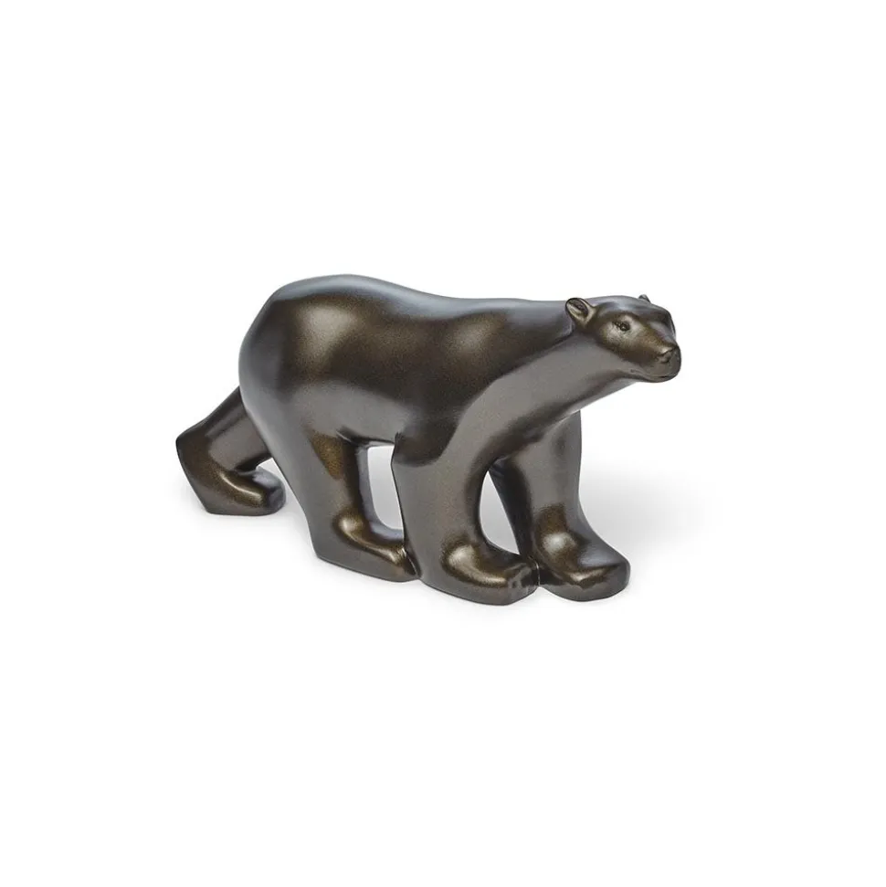 François Pompon: Polar Bear Small Black Sculpture