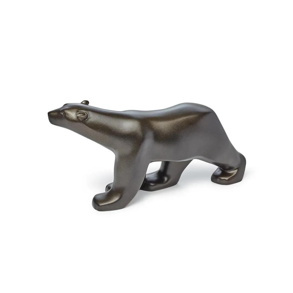 François Pompon: Polar Bear Small Black Sculpture