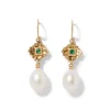 French Amor Double-Drop Earrings