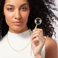 Gilded Age Magnifier Pendant Necklace