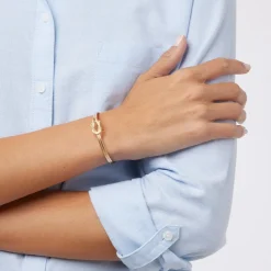 Herakles Knot Hinged Bangle