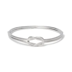 Herakles Knot Hinged Bangle