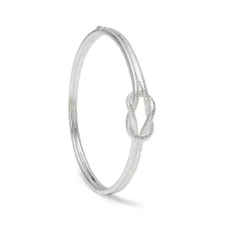 Herakles Knot Hinged Bangle