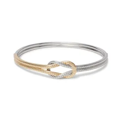 Herakles Knot Hinged Bangle