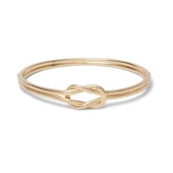 Herakles Knot Hinged Bangle
