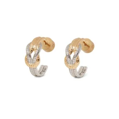 Herakles Knot Hoop Earrings
