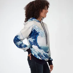 Hokusai Great Wave All-Over Print Unisex Hoodie